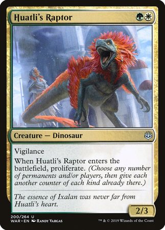 Huatli's Raptor [War of the Spark] | North Game Den