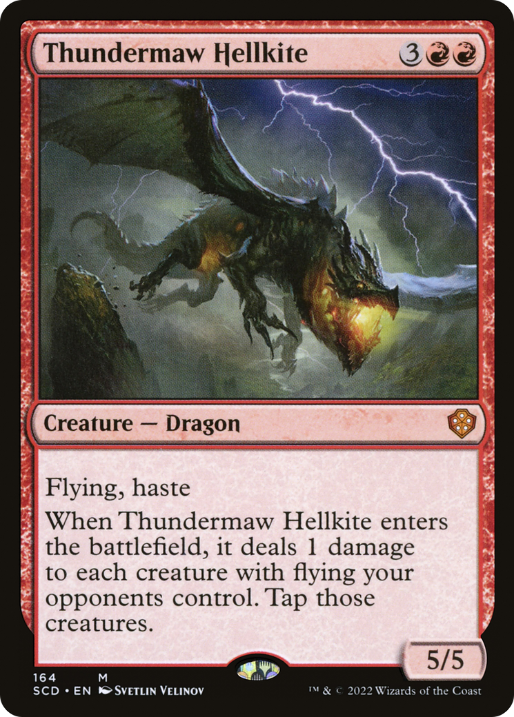 Thundermaw Hellkite [Starter Commander Decks] | North Game Den