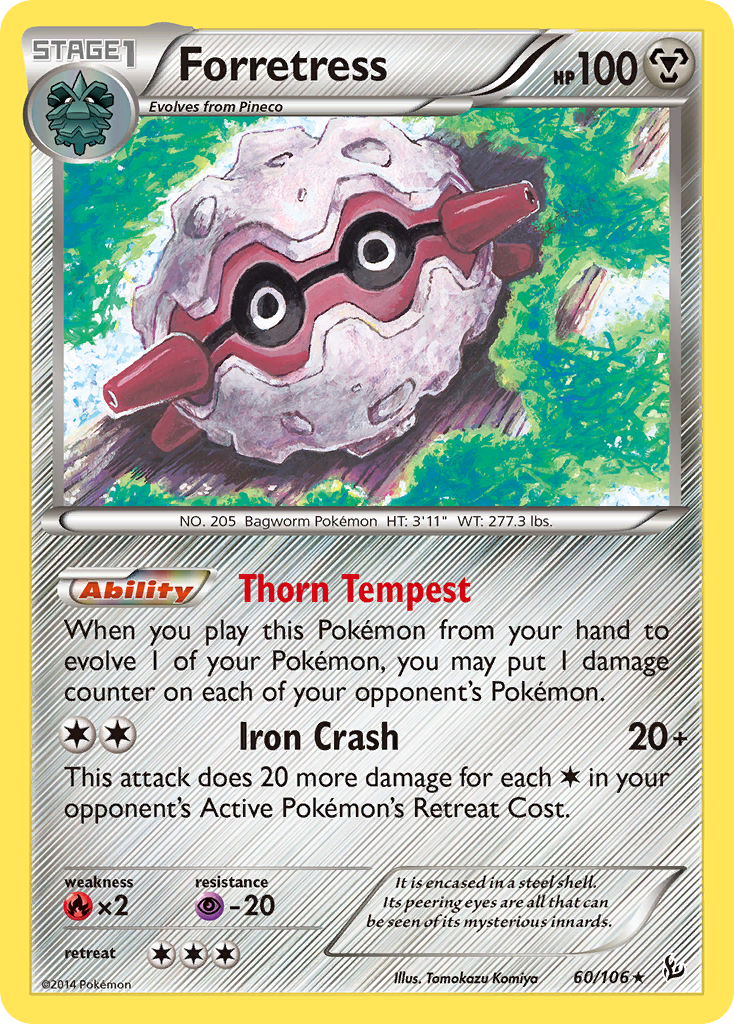 Forretress (60/106) [XY: Flashfire] | North Game Den