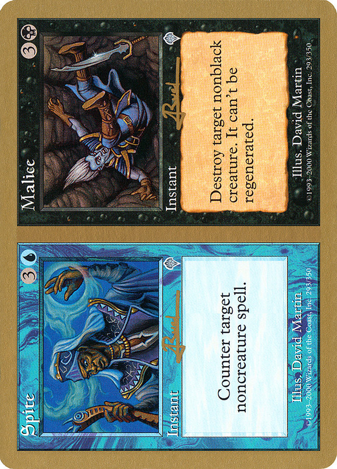 Spite // Malice (Antoine Ruel) [World Championship Decks 2001] | North Game Den