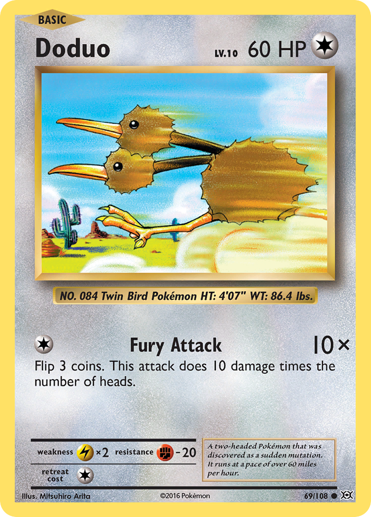 Doduo (69/108) [XY: Evolutions] | North Game Den