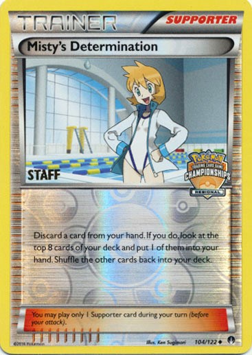Misty's Determination (104/122) (Regional Championship Promo Staff) [XY: BREAKpoint] | North Game Den