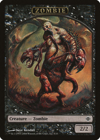 Zombie Token [Shards of Alara Tokens] | North Game Den