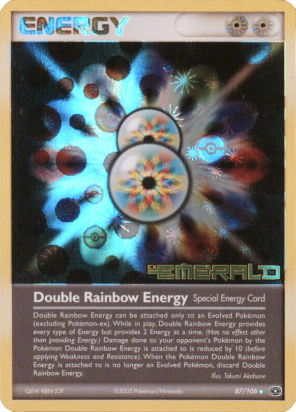 Double Rainbow Energy (87/106) (Stamped) [EX: Emerald] | North Game Den