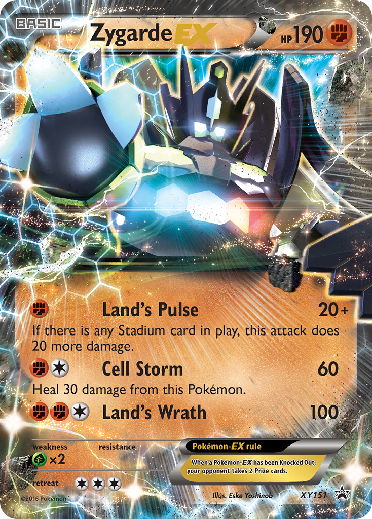 Zygarde EX (XY151) [XY: Black Star Promos] | North Game Den