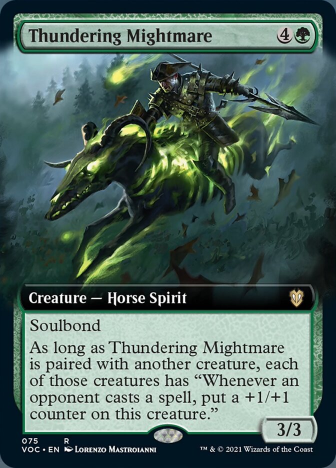 Thundering Mightmare (Extended) [Innistrad: Crimson Vow Commander] | North Game Den