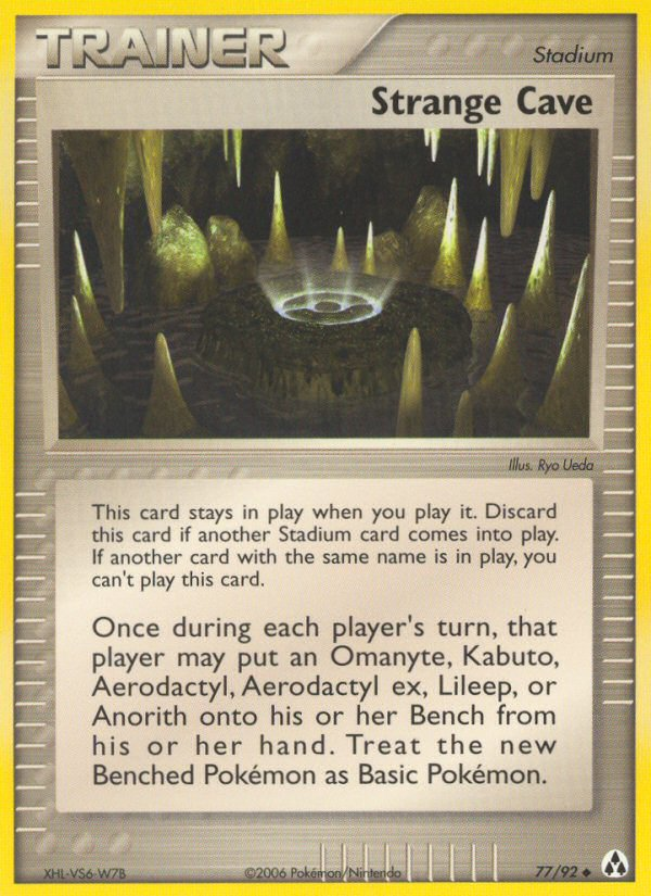 Strange Cave (77/92) [EX: Legend Maker] | North Game Den