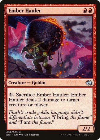 Ember Hauler [Duel Decks: Merfolk vs. Goblins] | North Game Den