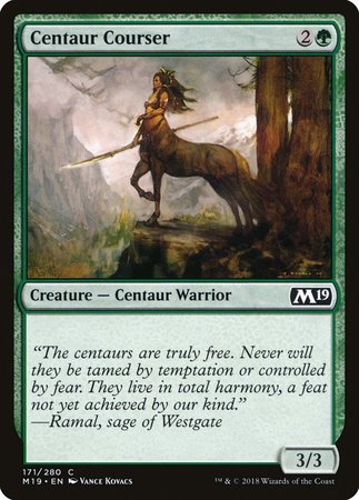 Centaur Courser [Core Set 2019] | North Game Den