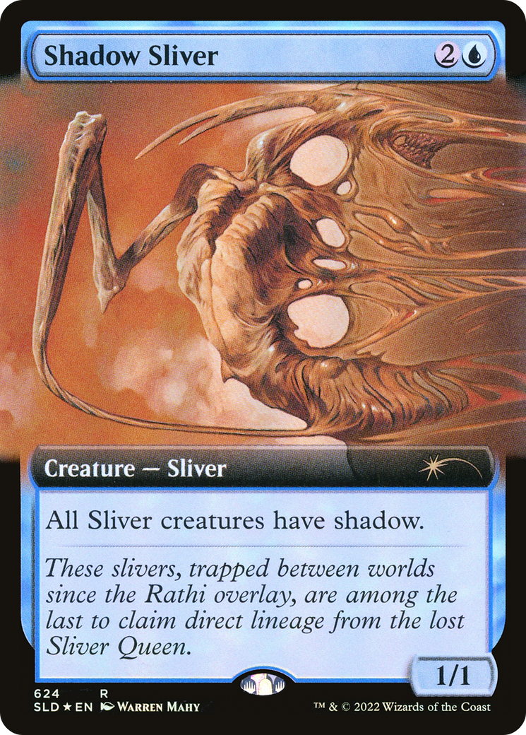 Shadow Sliver (Extended Art) [Secret Lair Drop Promos] | North Game Den