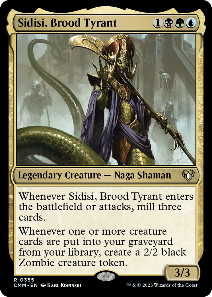 Sidisi, Brood Tyrant [Commander Masters] | North Game Den