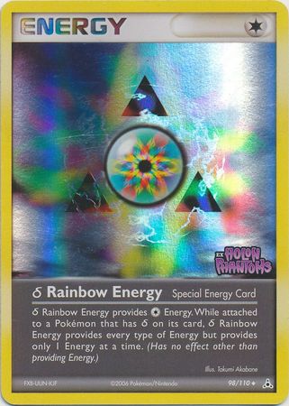 Rainbow Energy (98/110) (Delta Species) (Stamped) [EX: Holon Phantoms] | North Game Den
