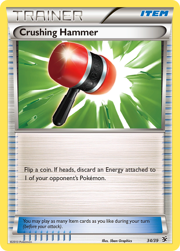 Crushing Hammer (34/39) [XY: Kalos Starter Set] | North Game Den