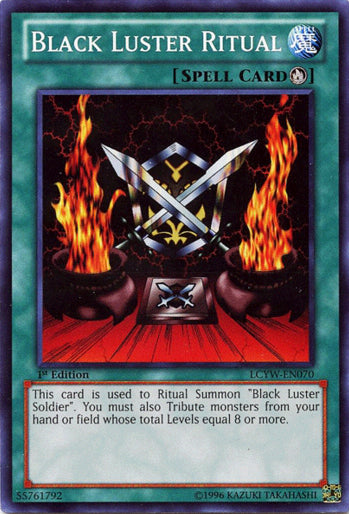 black luster soldier yugioh card Amazon.com: YU-GI-OH! - Black Luster Soldier - Envoy of The Beginning (LCYW-EN025) - Legendary Collection 3: Yugi's World - 1st Edition