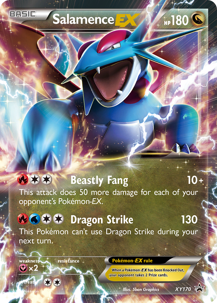 Salamence EX (XY170) [XY: Black Star Promos] | North Game Den