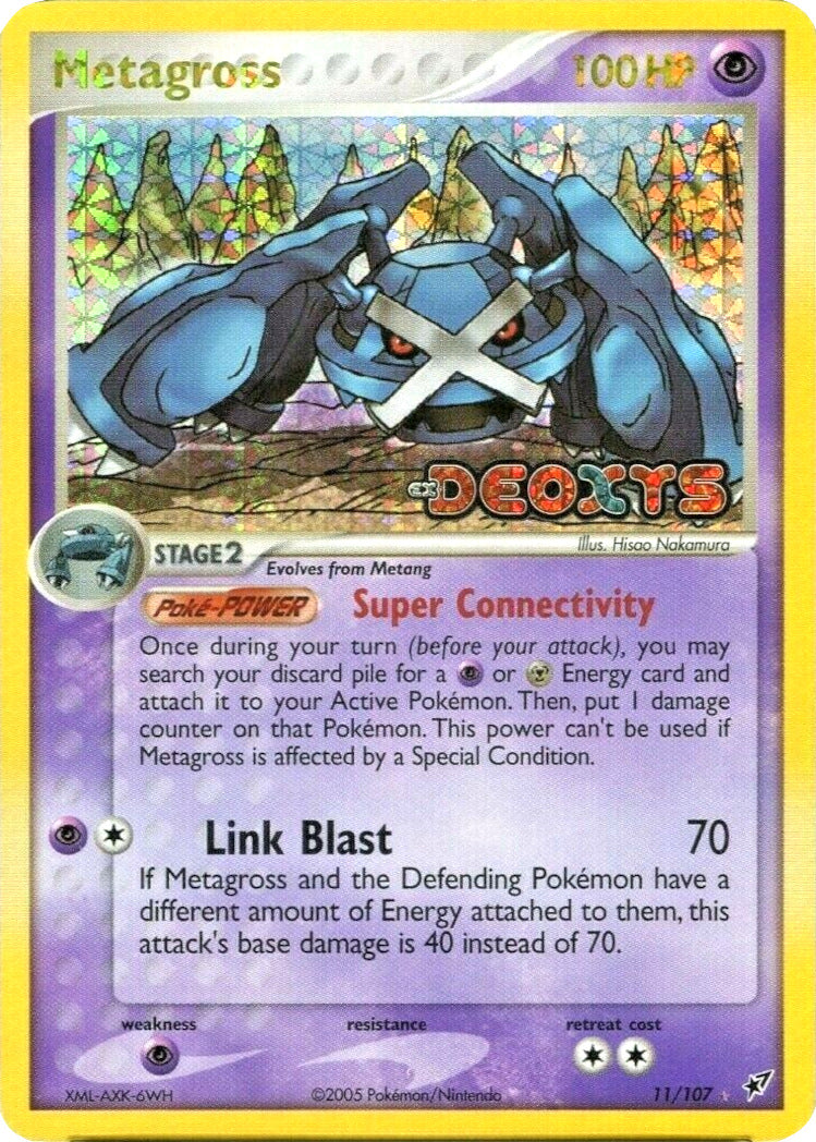 Metagross (11/107) (Stamped) [EX: Deoxys] | North Game Den