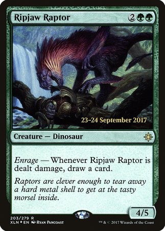 Ripjaw Raptor [Ixalan Promos] | North Game Den