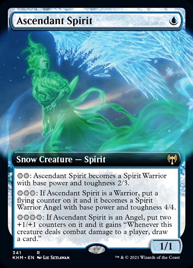 Ascendant Spirit (Extended Art) [Kaldheim] | North Game Den