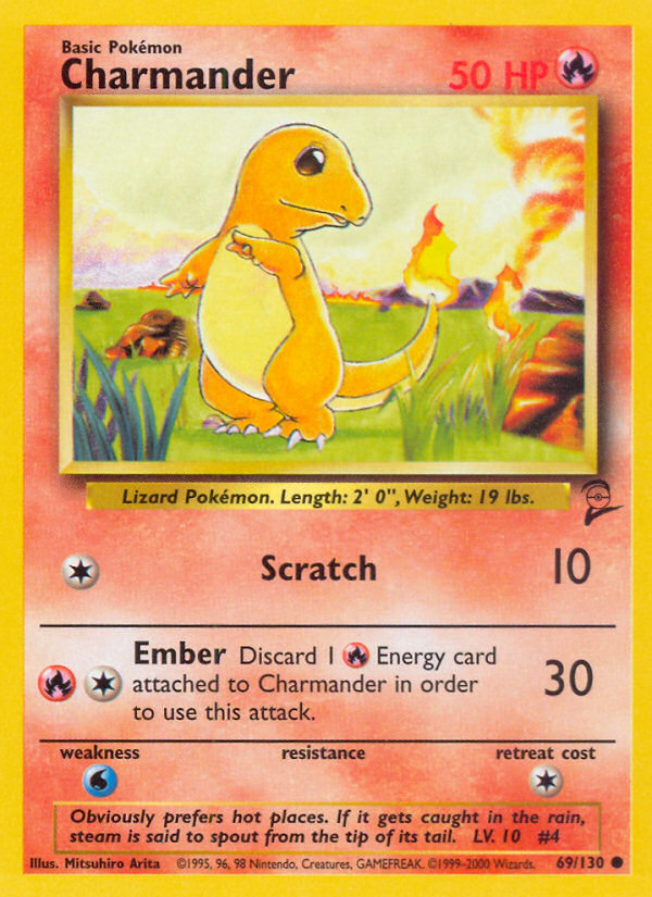 Charmander (69/130) [Base Set 2] | North Game Den