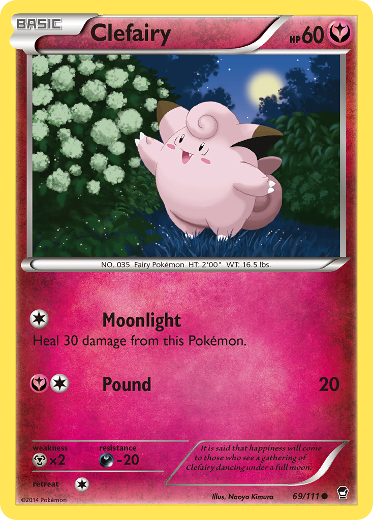 Clefairy (69/111) [XY: Furious Fists] | North Game Den