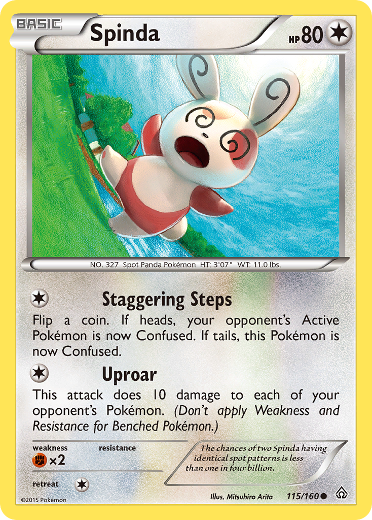 Spinda (115/160) [XY: Primal Clash] | North Game Den