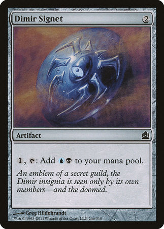 Dimir Signet [Commander 2011] | North Game Den