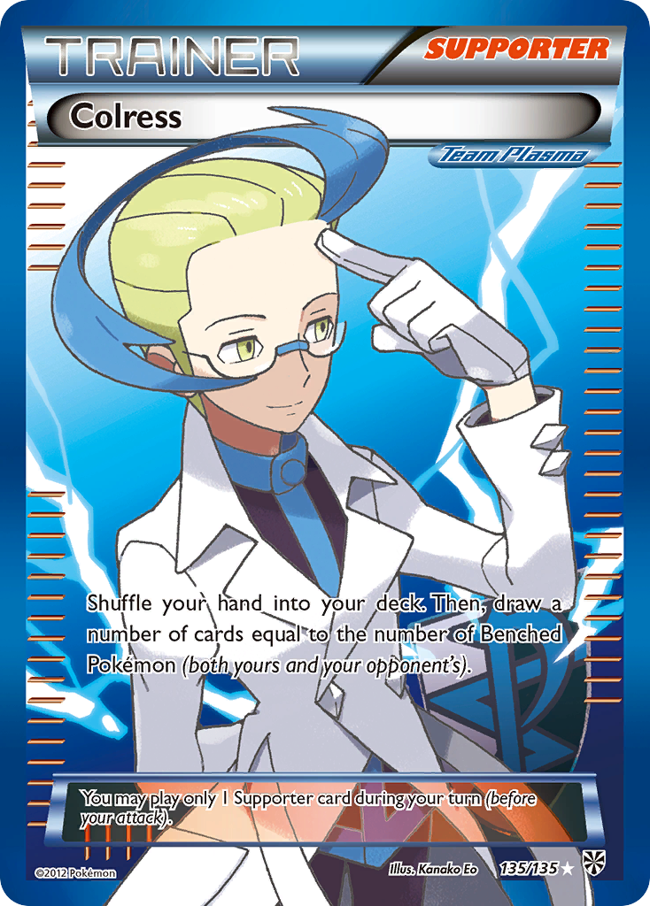 Colress (135/135) [Black & White: Plasma Storm] | North Game Den