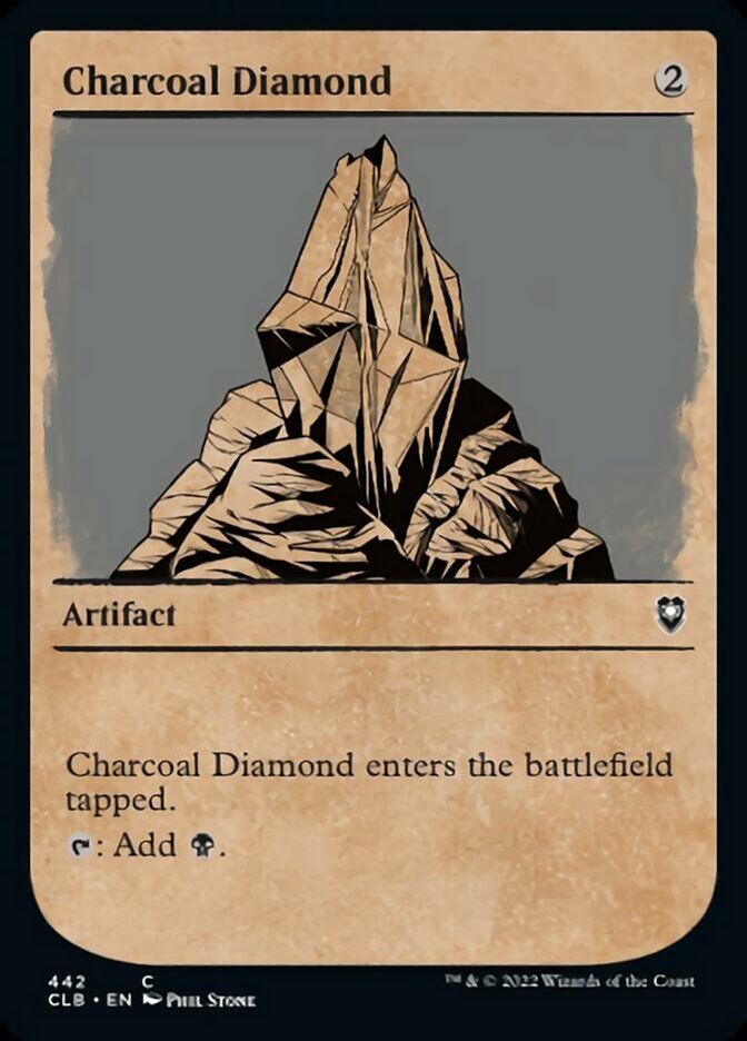 Charcoal Diamond (Showcase) [Commander Legends: Battle for Baldur's Gate] | North Game Den