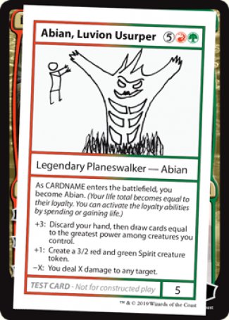 Abian, Luvion Usurper (2021 Edition) [Mystery Booster Playtest Cards] | North Game Den