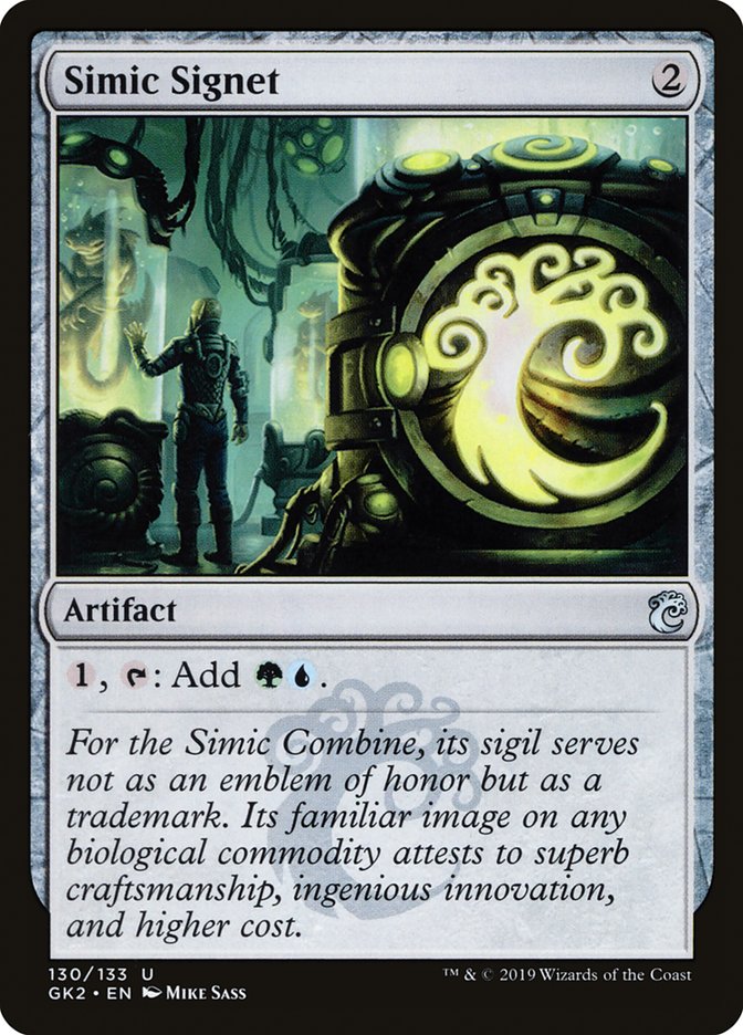 Simic Signet [Ravnica Allegiance Guild Kit] | North Game Den