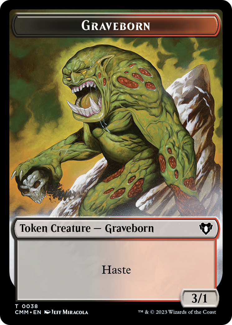 Graveborn Token [Commander Masters Tokens] | North Game Den