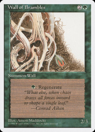 Wall of Brambles [Fourth Edition] | North Game Den