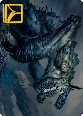 Necrogoyf Art Card (Gold-Stamped Signature) [Modern Horizons 2 Art Series] | North Game Den