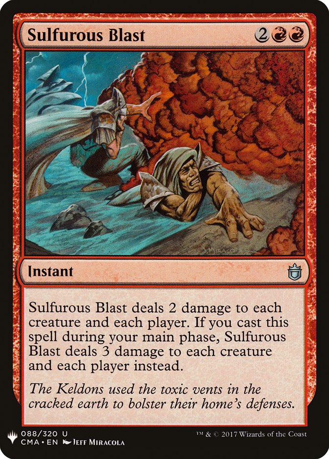Sulfurous Blast [Mystery Booster] | North Game Den