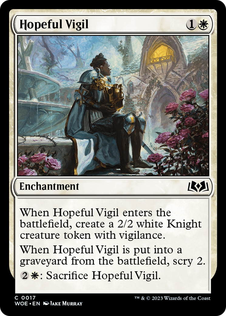 Hopeful Vigil [Wilds of Eldraine] | North Game Den