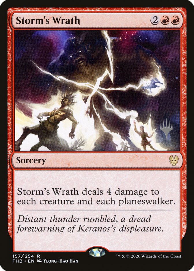 Storm's Wrath  (Promo Pack) [Theros Beyond Death Promos] | North Game Den