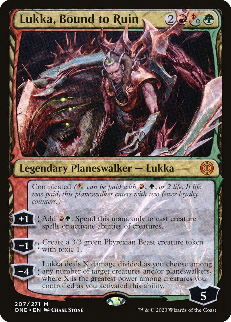 Lukka, Bound to Ruin [Phyrexia: All Will Be One] | North Game Den