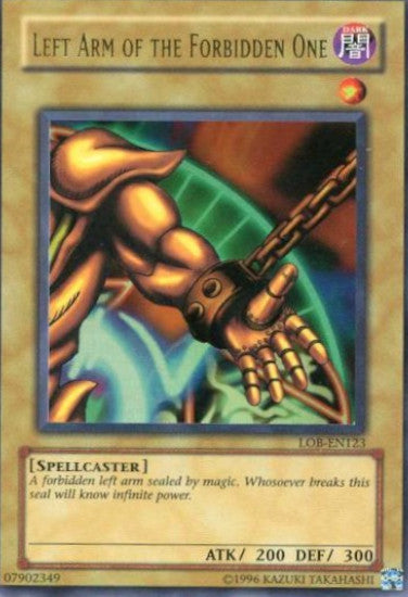 Left Arm of the Forbidden One [LOB-EN123] Ultra Rare | North Game Den