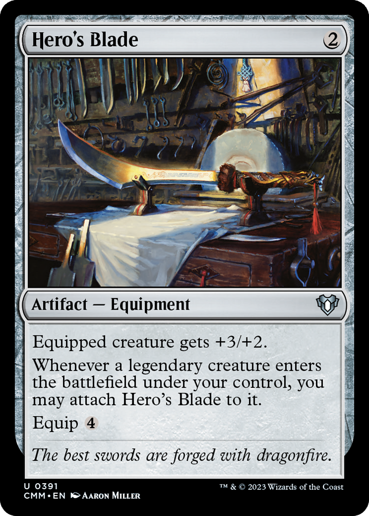 Hero's Blade [Commander Masters] | North Game Den