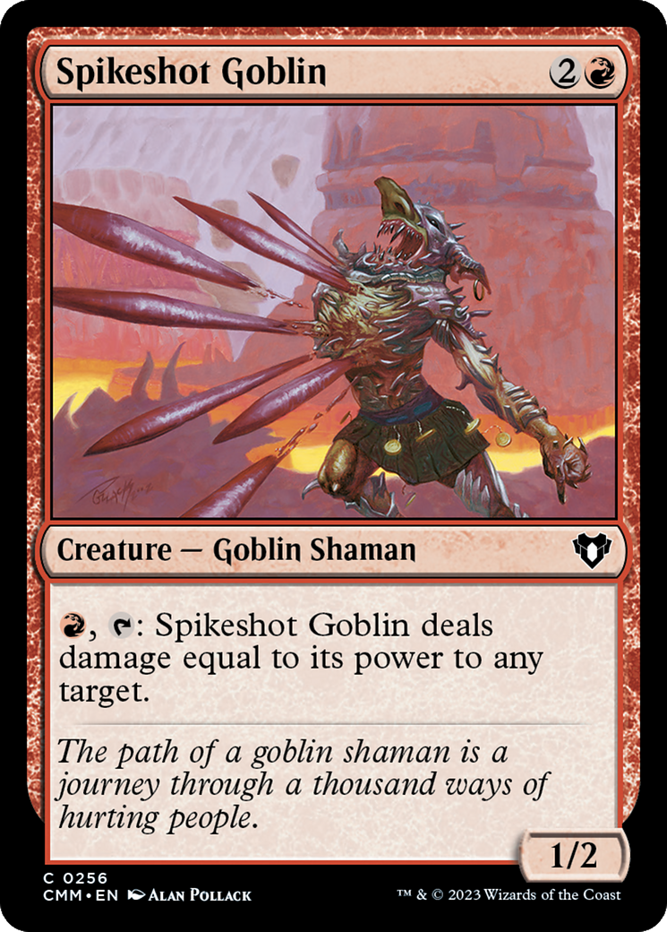 Spikeshot Goblin [Commander Masters] | North Game Den