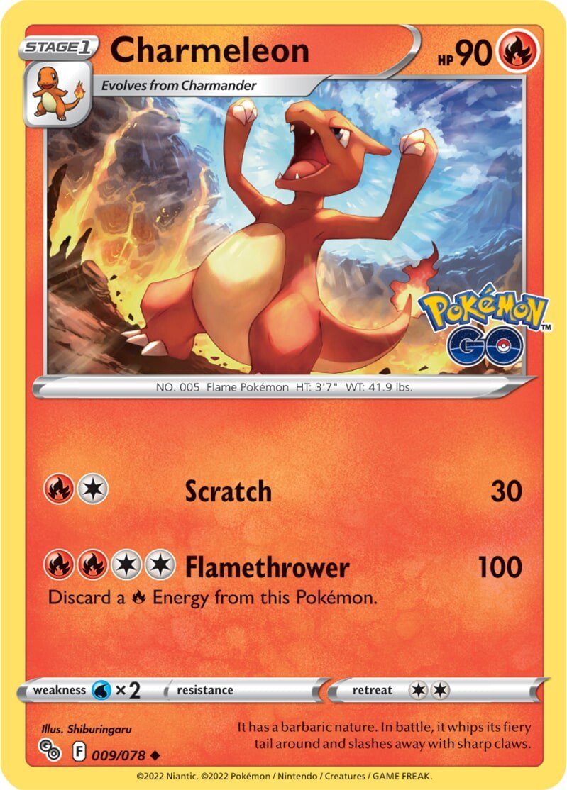 Charmeleon (009/078) [Pokémon GO] | North Game Den