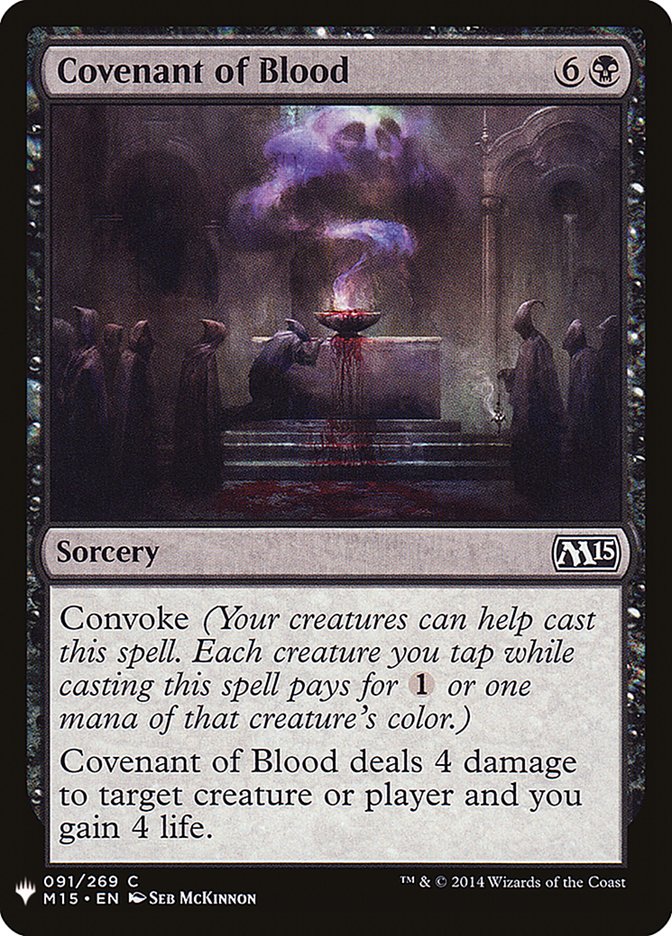 Covenant of Blood [Mystery Booster] | North Game Den