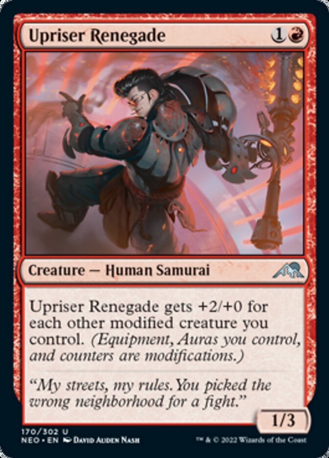 Upriser Renegade [Kamigawa: Neon Dynasty] | North Game Den