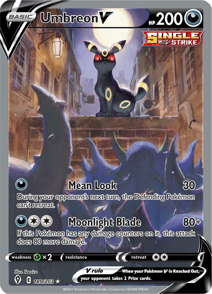 Umbreon V (189/203) [Sword & Shield: Evolving Skies] | North Game Den