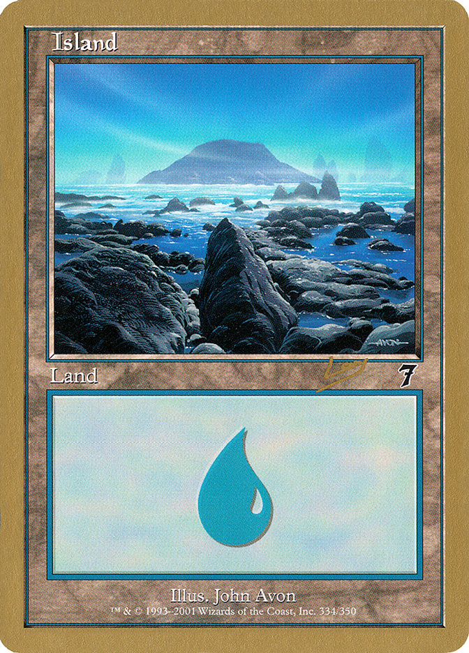 Island (rl334) (Raphael Levy) [World Championship Decks 2002] | North Game Den
