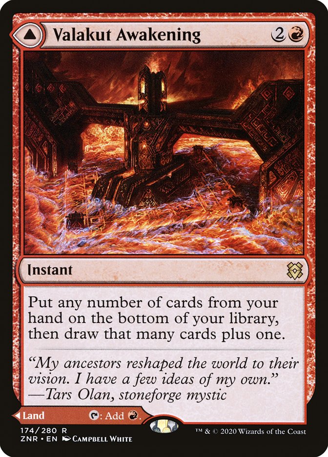 Valakut Awakening // Valakut Stoneforge [Zendikar Rising] | North Game Den