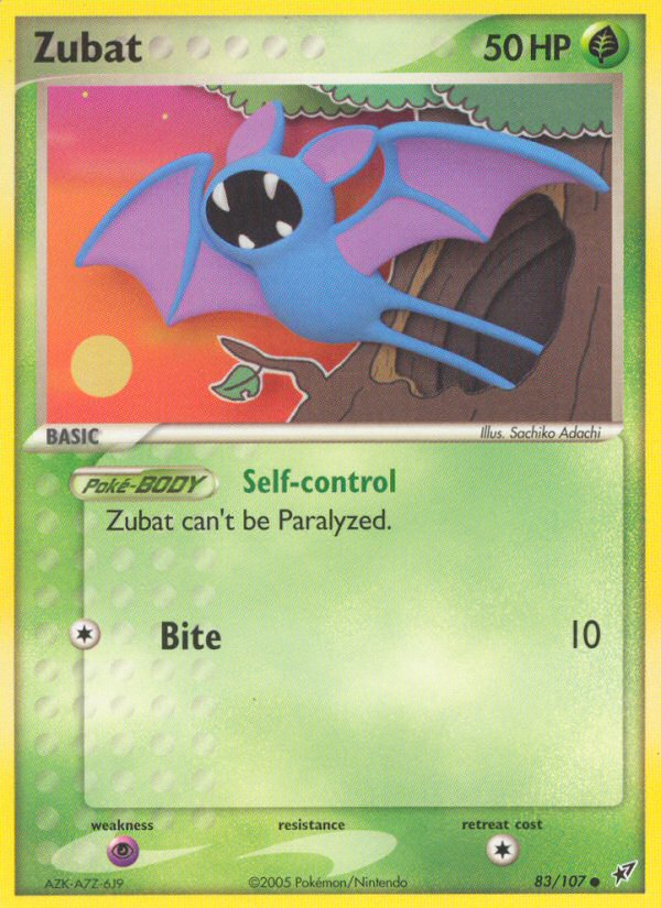 Zubat (83/107) [EX: Deoxys] | North Game Den