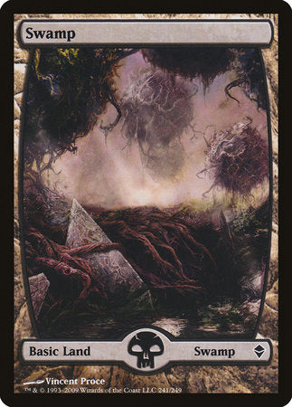 Swamp (241) - Full Art [Zendikar] | North Game Den