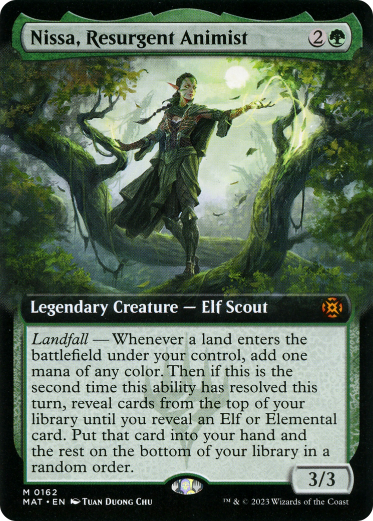 Nissa, Resurgent Animist (Extended Art) [March of the Machine: The Aftermath] | North Game Den