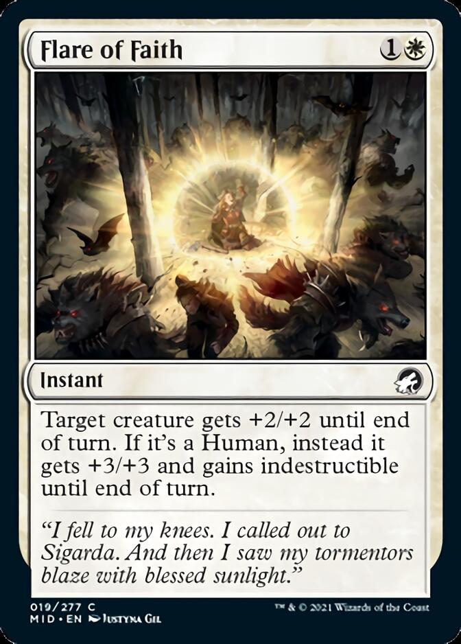 Flare of Faith [Innistrad: Midnight Hunt] | North Game Den